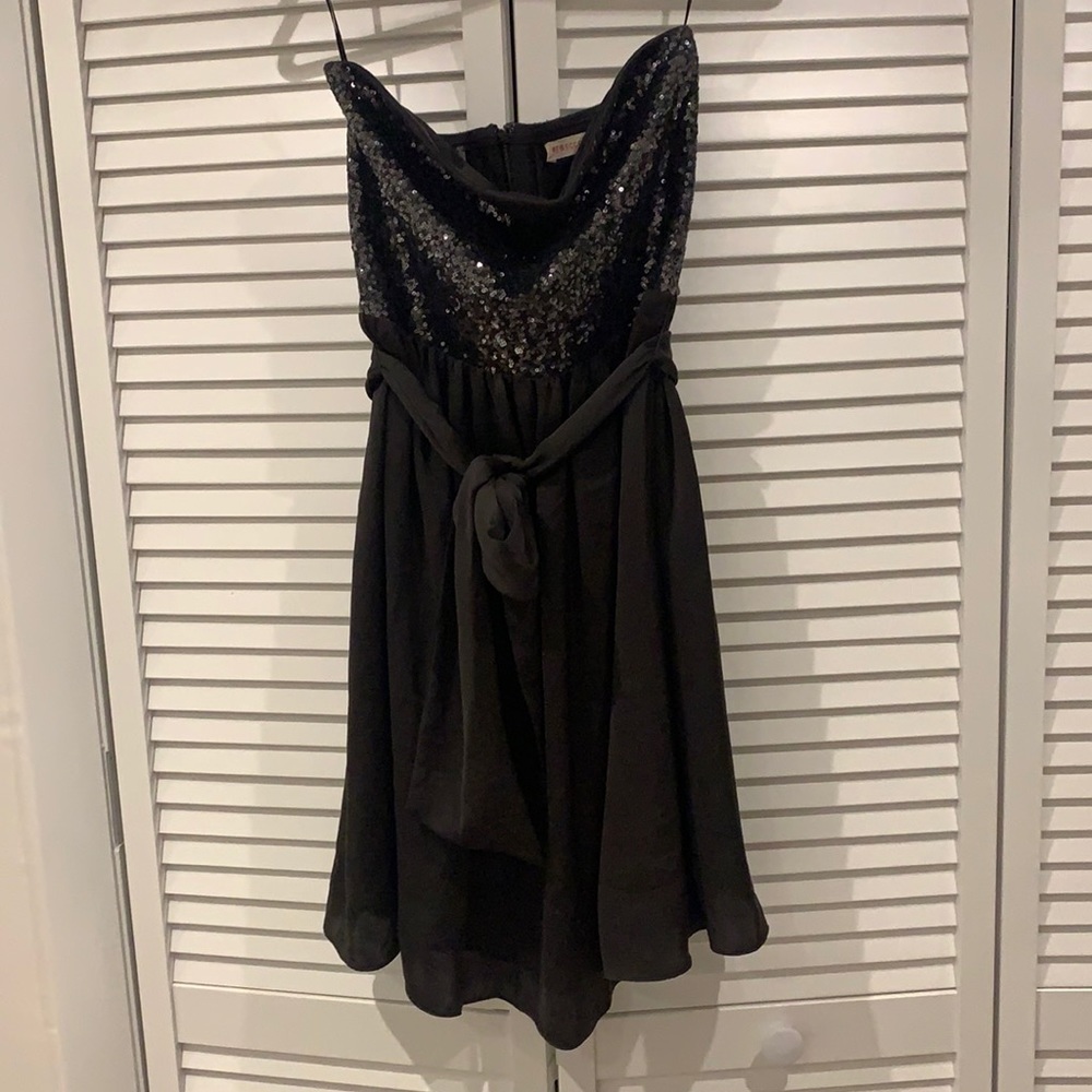 Sequined mini dress